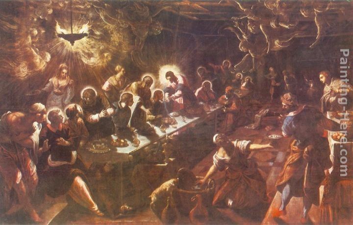 Jacopo Robusti Tintoretto The Last Supper